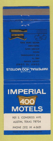 Matchbook Cover - Imperial 400 Motel Austin TX