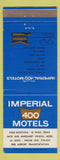Matchbook Cover - Imperial 400 Motel El Paso TX