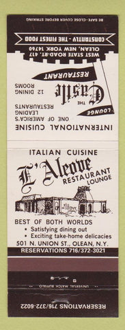 Matchbook Cover - Castle Restaurant Olean NY