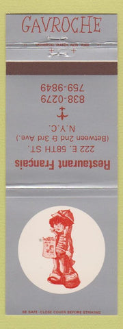 Matchbook Cover - Restaurant Francais New York City