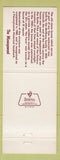 Matchbook Cover - Monterrey Inn Allison Park PA Mexican