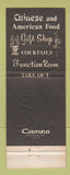 Matchbook Cover - Jade Villa Restaurant Intervale NH