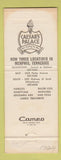 Matchbook Cover - Caesar's Palace Men's Hair Salon Memphis TN
