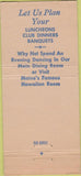 Matchbook Cover - Columbia Hotel Portland ME 30 Stick