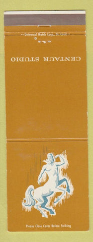 Matchbook Cover - Centaur Studio St Louis MO Advertising Art