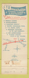 Matchbook Cover - La Rotisserie Normande Restaurant Framingham MA Motor Inn
