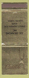 Matchbook Cover - Joe Creamons Cadillac Sanford FL WORN