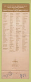 Matchbook Cover - Imperial 400 Motel Albuquerque NM