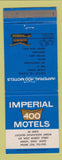 Matchbook Cover - Imperial 400 Motel Akron OH