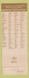 Matchbook Cover - Imperial 400 Motel Akron OH