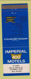 Matchbook Cover - Imperial 400 Motel Columbus OH