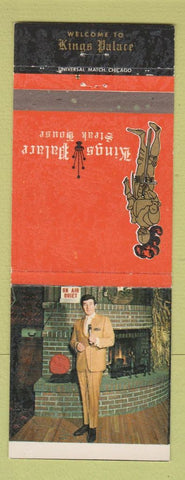 Matchbook Cover - Kings Palace Steak House Lisle IL