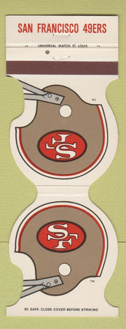 Matchbook Cover - San Francisco 49ers Football ICX 1981