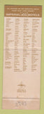 Matchbook Cover - Imperial 400 Motel Wenatchee WA