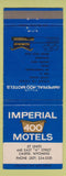 Matchbook Cover - Imperial 400 Motel Casper WY