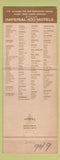 Matchbook Cover - Imperial 400 Motel Casper WY