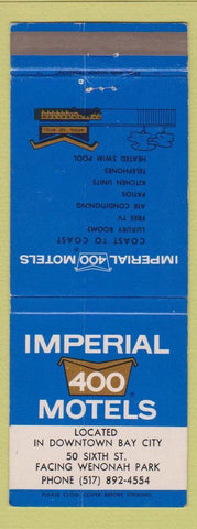 Matchbook Cover - Imperial 400 Motel Bay City MI