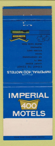 Matchbook Cover - Imperial 400 Motels NO TOWN