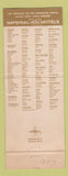 Matchbook Cover - Imperial 400 Motel Everett WA #1