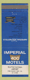 Matchbook Cover - Imperial 400 Motel Seattle Tacoma Airport WA #2