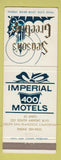 Matchbook Cover - Imperial 400 Motel South San Francisco CA Christmas