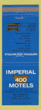 Matchbook Cover - Imperial 400 Motel Portsmouth VA