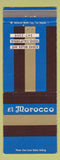 Matchbook Cover - El Morocco Indio CA
