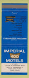 Matchbook Cover - Imperial 400 Motel Peoria IL