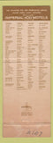Matchbook Cover - Imperial 400 Motel Belleville IL