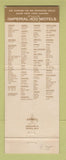 Matchbook Cover - Imperial 400 Motel Salt Lake City UT #1