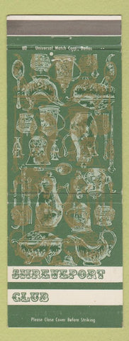 Matchbook Cover - Shreveport Club LA?