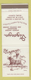Matchbook Cover - Vizcaya Spanish Basque Restaurant Miami FL