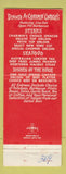 Matchbook Cover - Charmin' Charlies Restaurant Ventura CA