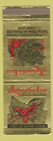 Matchbook Cover - Lakeside Inn Limerick PA WEAR