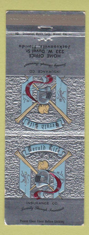 Matchbook Cover - Hearld Life Insurance Jacksonville FL