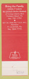 Matchbook Cover - Dan Dowd's Steak House Plantation Pompano Beach FL