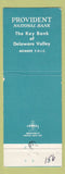 Matchbook Cover - Provident National Bank Philadelphia PA Bucks County