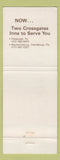 Matchbook Cover - Crossgates Inn Pittsburgh PA