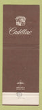 Matchbook Cover - Clippinger Oldsmobile Cadillac Hanover PA