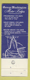 Matchbook Cover - George Washington Motor Lodges Best Western Philadelphia PA