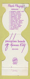 Matchbook Cover - Peoples Bank Kansas City MO