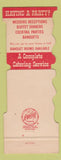 Matchbook Cover - Bish Thompson's Restaurant Bethesda MD Jewelite