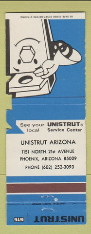 Matchbook Cover - Unistrut Phoenix AZ
