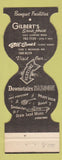Matchbook Cover - Gilbert's Steak House Jackson MI