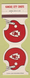 Matchbook Cover - Kansas City Chiefs Football 1981 ICX
