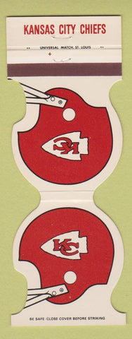 Matchbook Cover - Kansas City Chiefs Football 1981 ICX
