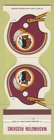 Matchbook Cover - Washington Redskins Football 1985 Champions Washington DC