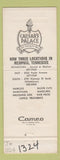 Matchbook Cover - Caesar's Palace Men's Hair Salon Memphis TN
