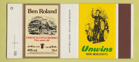 Matchbox - Unwins Wine Merchants Ben Roland Scotch Belgium