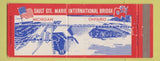 Matchbook Cover - Sault Ste Marie MI ON